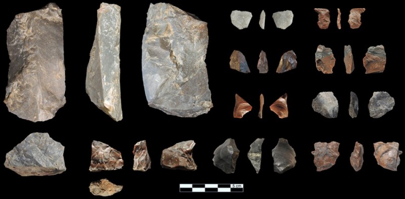 Figure 6. Lithic artefacts from the 2013 field season.