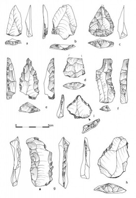 Figure 3. Selected chert tools from the lithic assemblage of Affad-23.